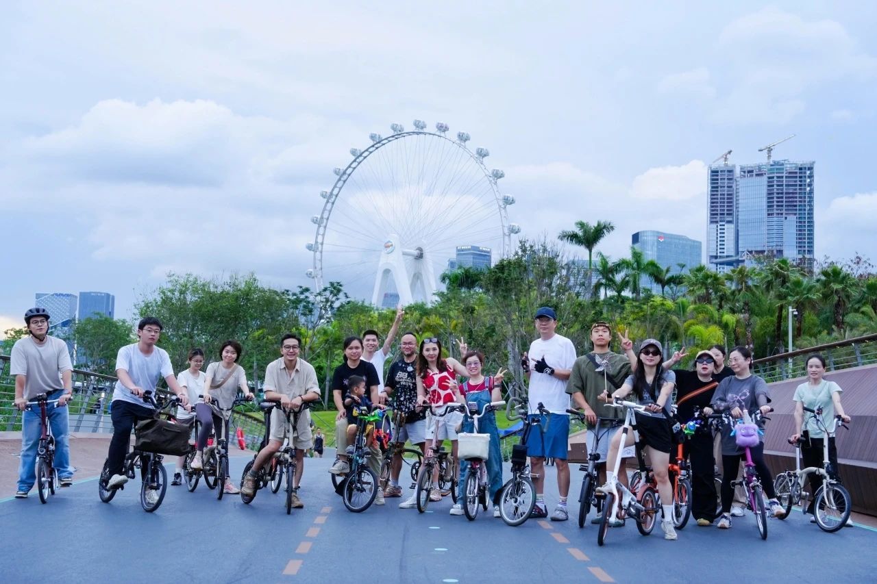 ▲ 深圳欢乐港湾骑行活动